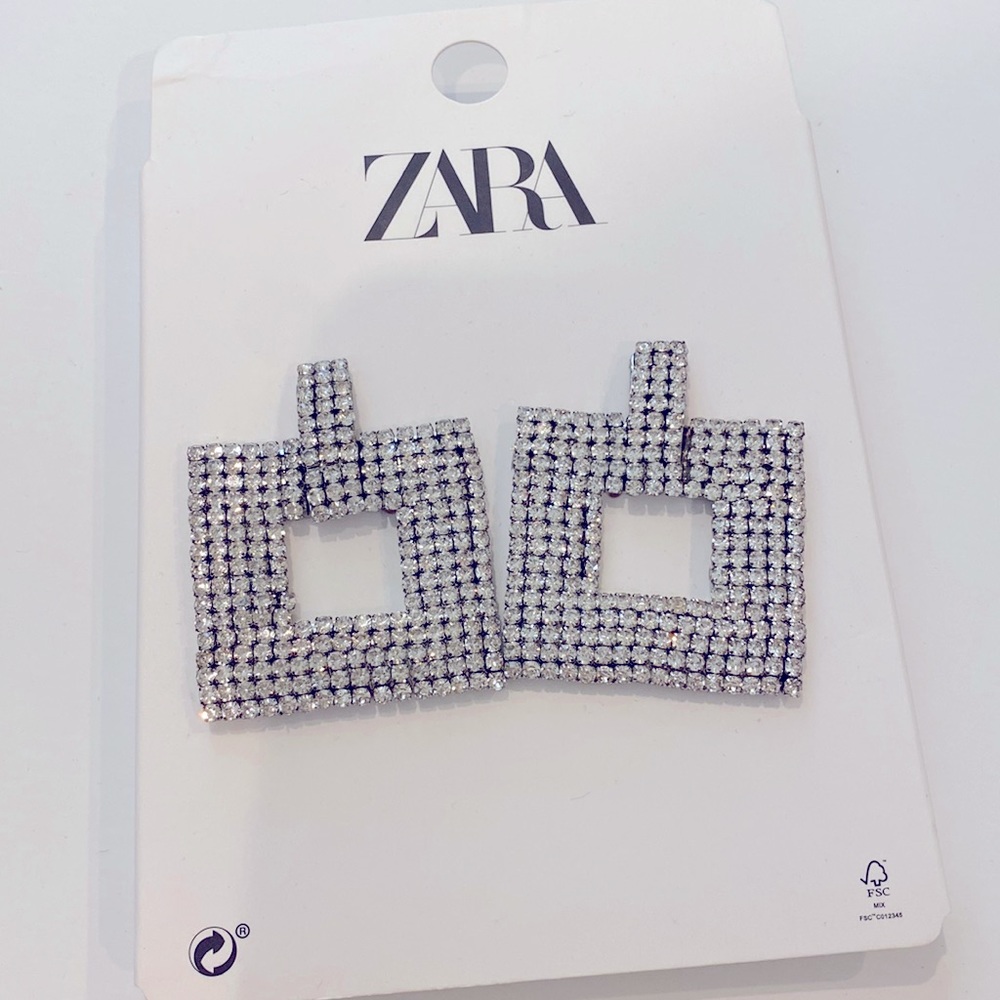 Zara crystal earrings